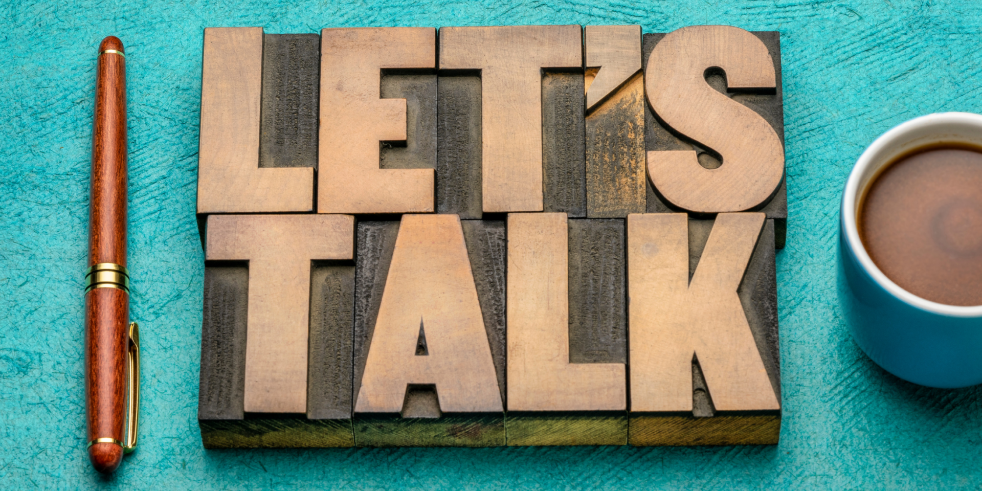 Let's Talk Holzbuchstaben – Basistechniken psychologischer Gesprächsführung